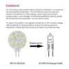 Makergroup Bombilla LED G4 de 12 V de 3 W con dos pines_4