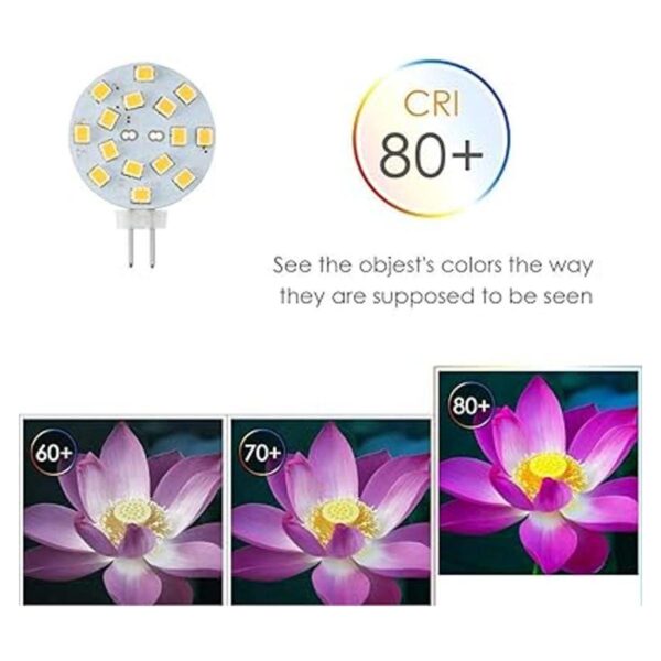 Makergroup Bombilla LED G4 de 12 V de 3 W con dos pines_6
