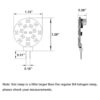 Makergroup Bombilla LED G4 de 12 V de 3 W con dos pines_5