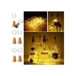Paquete de 6 luces solares para botellas de vino 20 luces_1