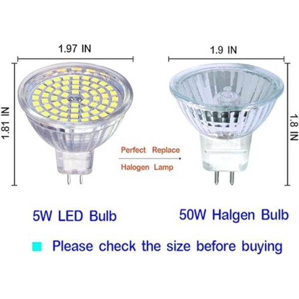 OTTOSEA Bombillas LED MR16 bombillas GU5.3 5 W_6