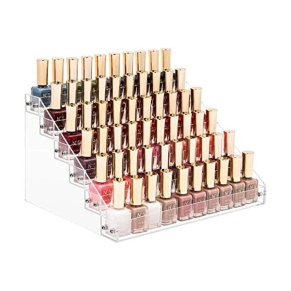 Benbilry Organizador de esmalte de uñas acrílico de 6_1