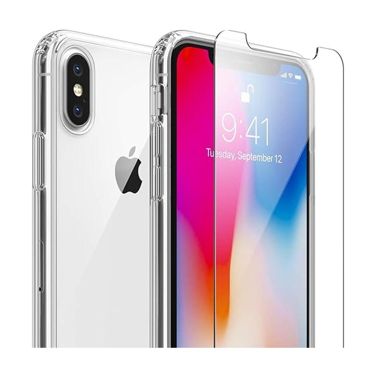 FlexGear Protección completa Funda para iPhone X XS y 2