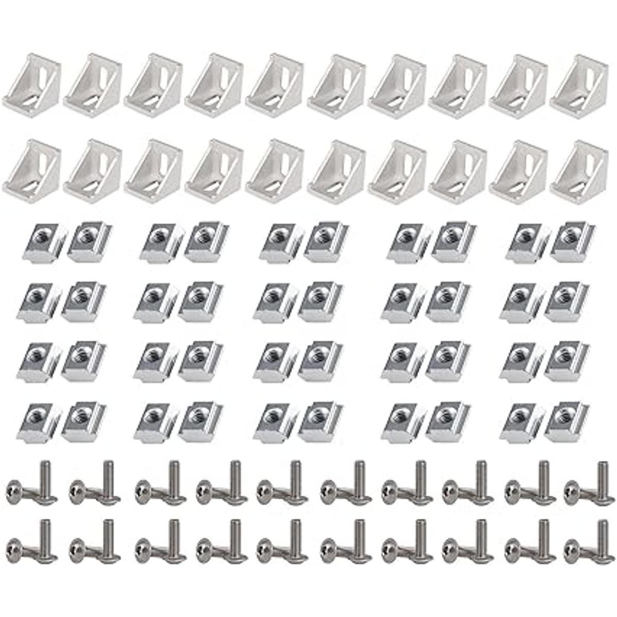 PZRT Juego de conectores de perfil de aluminio de la serie