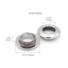 CRAFTMEMORE 716 pulgadas 0.433 in anillos de tornillo_2