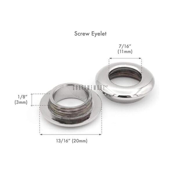 CRAFTMEMORE 716 pulgadas 0.433 in anillos de tornillo_2