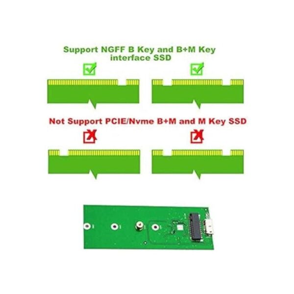 M.2 SATA SSD a USB 3.0 externo SSD adaptador convertidor_6