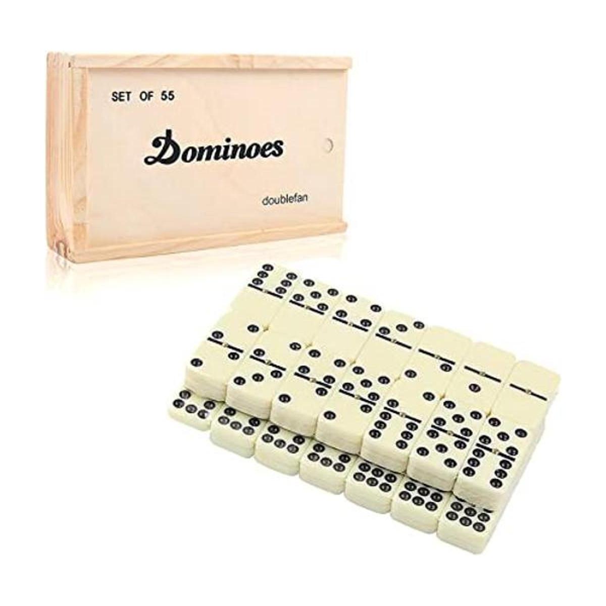Doublefan Juego de dominó para adultos juegos de mesa