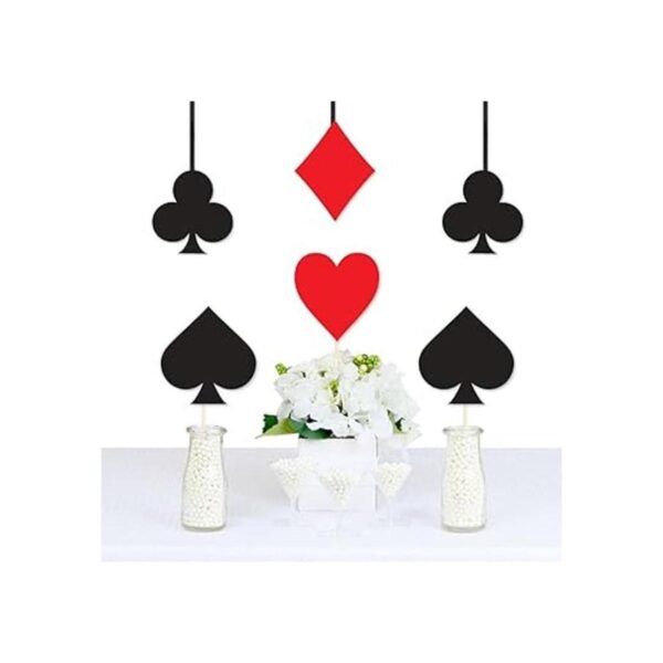 Las Vegas Card Suits decoraciones bricolaje Casino Party_2