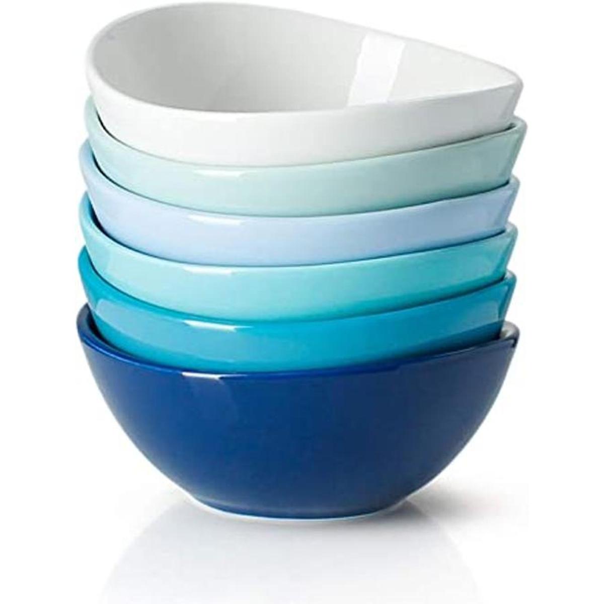Sweese Tazones de porcelana juego de 6 5 pulgadas