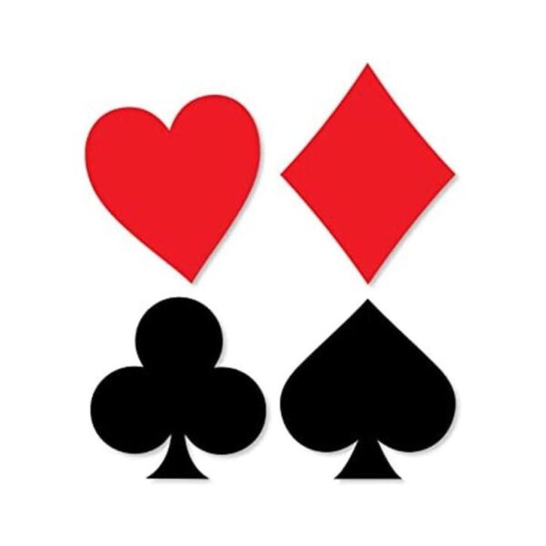 Las Vegas Card Suits decoraciones bricolaje Casino Party_1