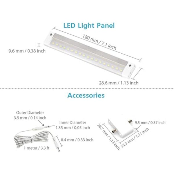 EShine Panel de barra de iluminación LED para debajo del_2