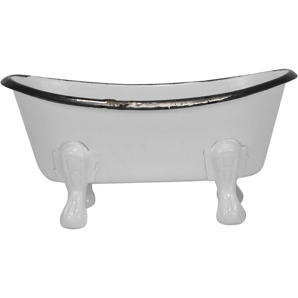 Foreside Home Garden Jabonera para bañera de esmalte