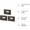 Cloudy Bay Luz de paso LED regulable de 120V 3000K_6
