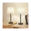 HAITRAL Juego de 2 lámparas de mesa de noche modernas_4