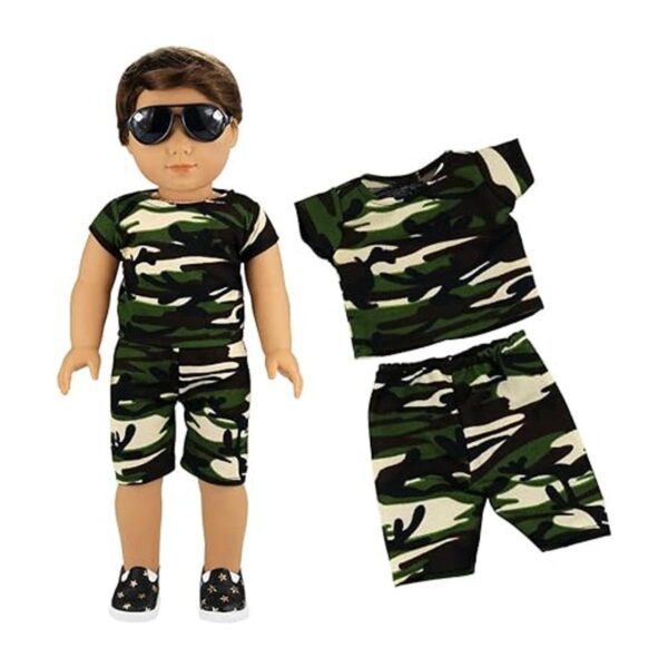 BARWA Ropa de muñeca de niño 5 sets de ropa de muñeca de_2