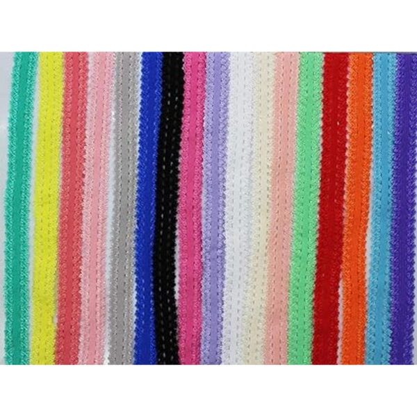 JESEP Cinta elástica elástica de color picot con ribete de