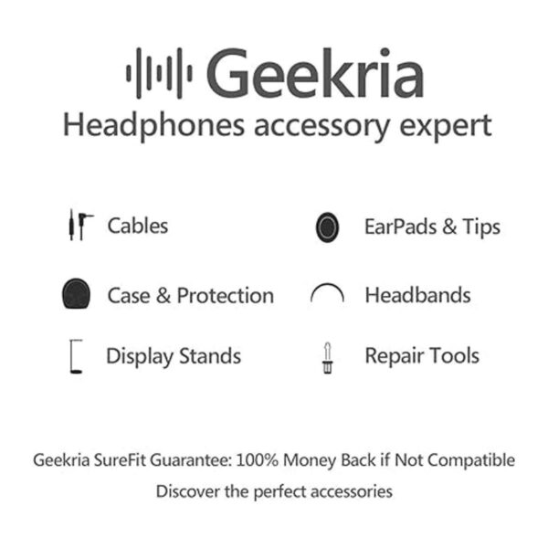 Geekria UltraShell Carcasa compatible con auriculares
