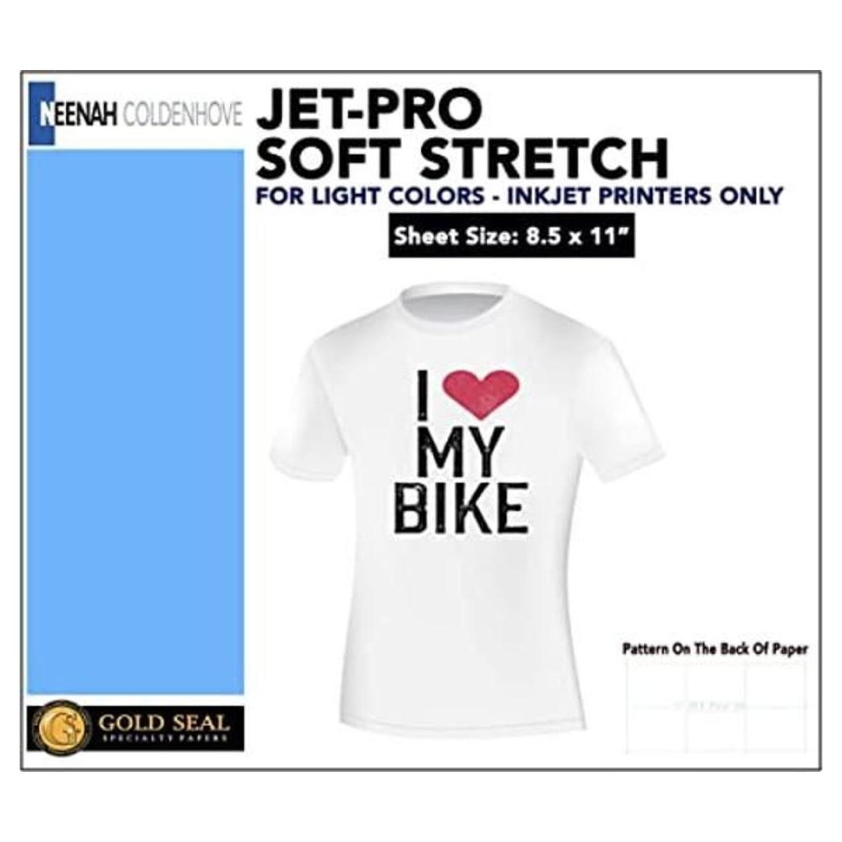Hierro en papel de transferencia de calor. jetpro SS