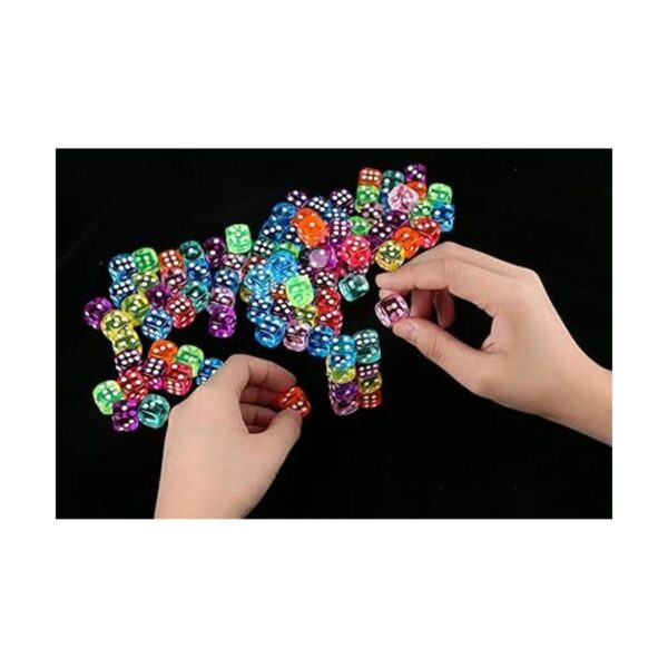Juego de 100 dados de juegos de 6 lados dados de colores