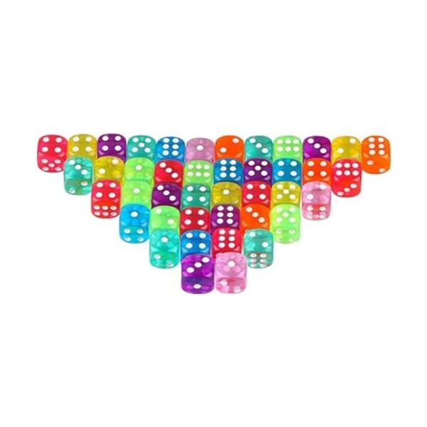 Juego de 100 dados de juegos de 6 lados dados de colores