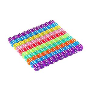 Juego de 100 dados de juegos de 6 lados dados de colores