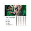 Antner 5 pares de palillos de madera dura reutilizables