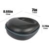 Baval Funda rígida para auriculares de viaje compatible