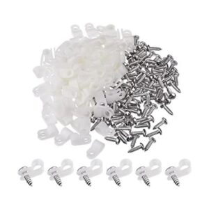 Hicarer 100 unidades de clips tipo R de 14 pulgadas para