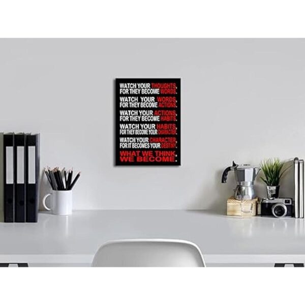 Pyradecor Póster motivacional para salón de clases Watch_3