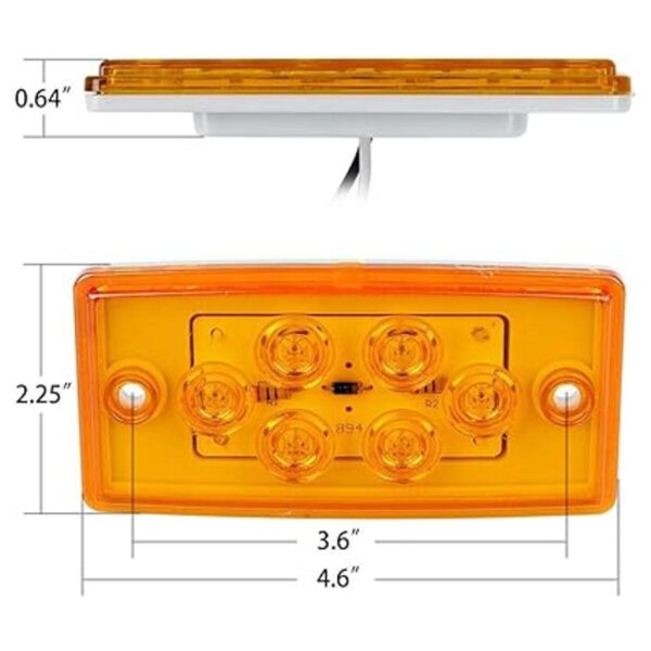 Partsam Kit de luces LED Freightliner CenturyColumbia 5_4