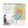 Arlee Highland Juego de 2 almohadillas para sillas 2