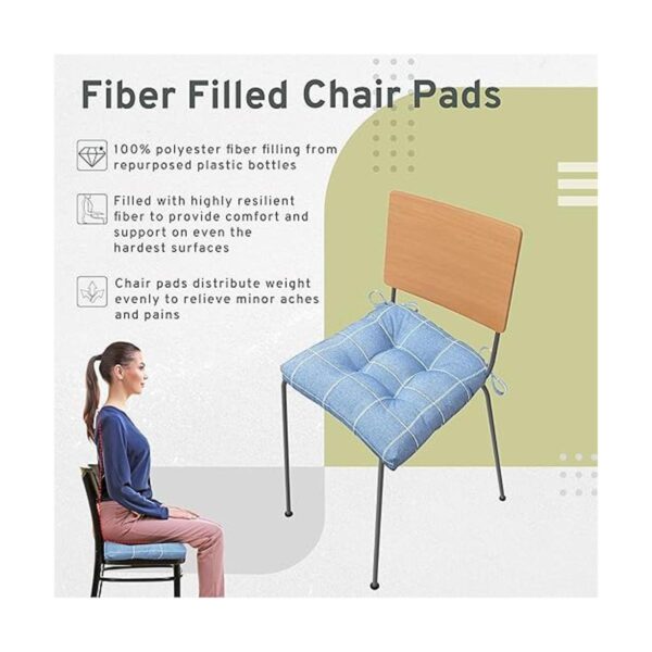 Arlee Highland Juego de 2 almohadillas para sillas 2