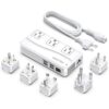 BESTEK Adaptador de corriente internacional de 250 W 220_1