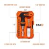 RAK Universal Socket Grip 0.276 0.748 pulgadas Llave