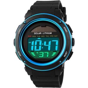 Reloj de pulsera impermeable del cronógrafo de Digitaces_1