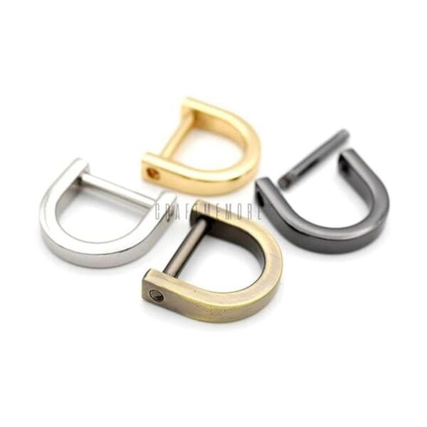 CRAFTMEMORE Anillos en D de 58 pulgadas ancho interior