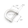 CRAFTMEMORE Anillos en D de 58 pulgadas ancho interior