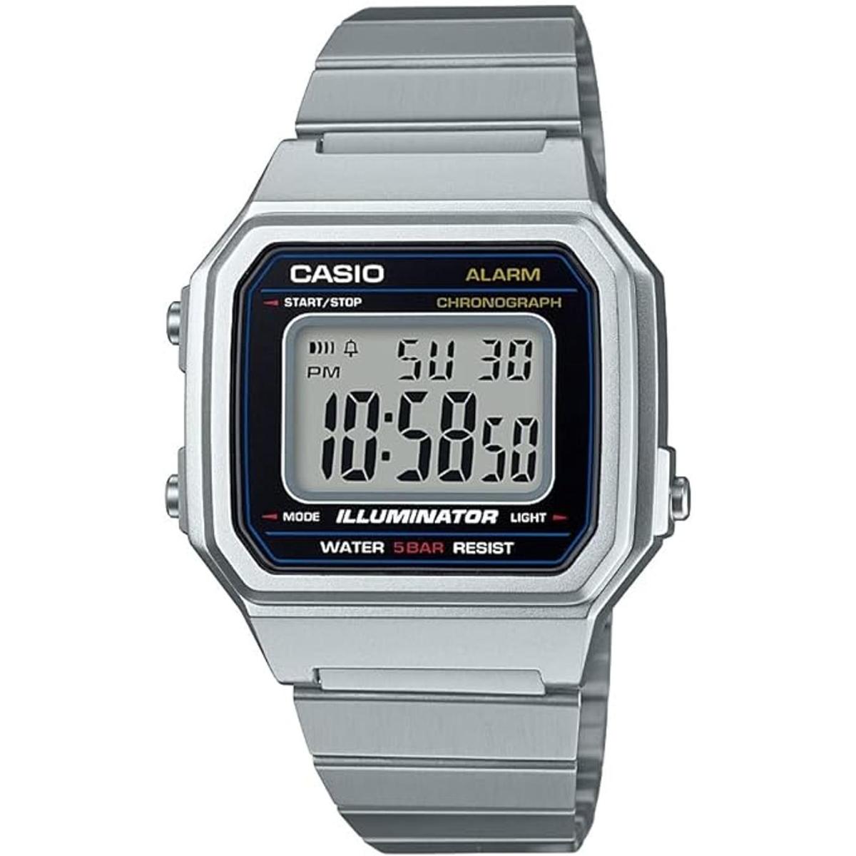 B650WD1ACF Reloj clásico de cuarzo con pantalla