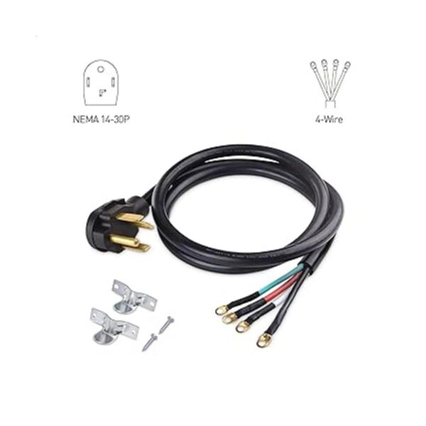 Cable Matters Cable de secadora de 4 clavijas de 6 pies_2