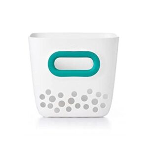 OXO Tot. Papelera de juguete para baño color verde azulado_1