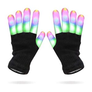 Guantes Luwint con dedos luminosos con luces LED de colores_1