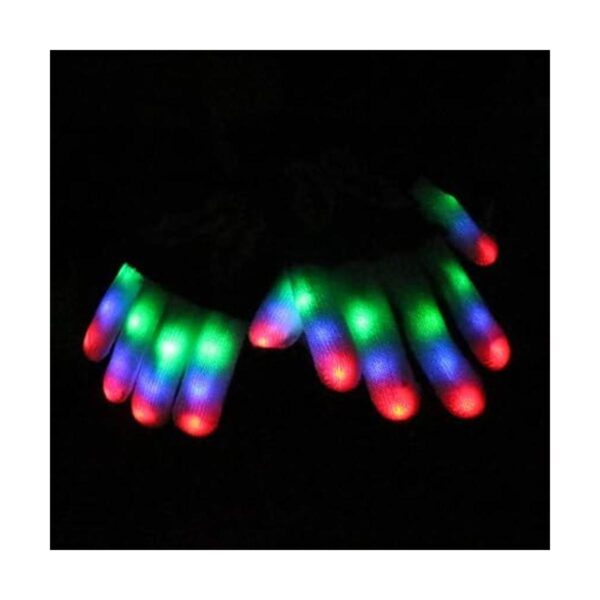 Guantes Luwint con dedos luminosos con luces LED de colores_4