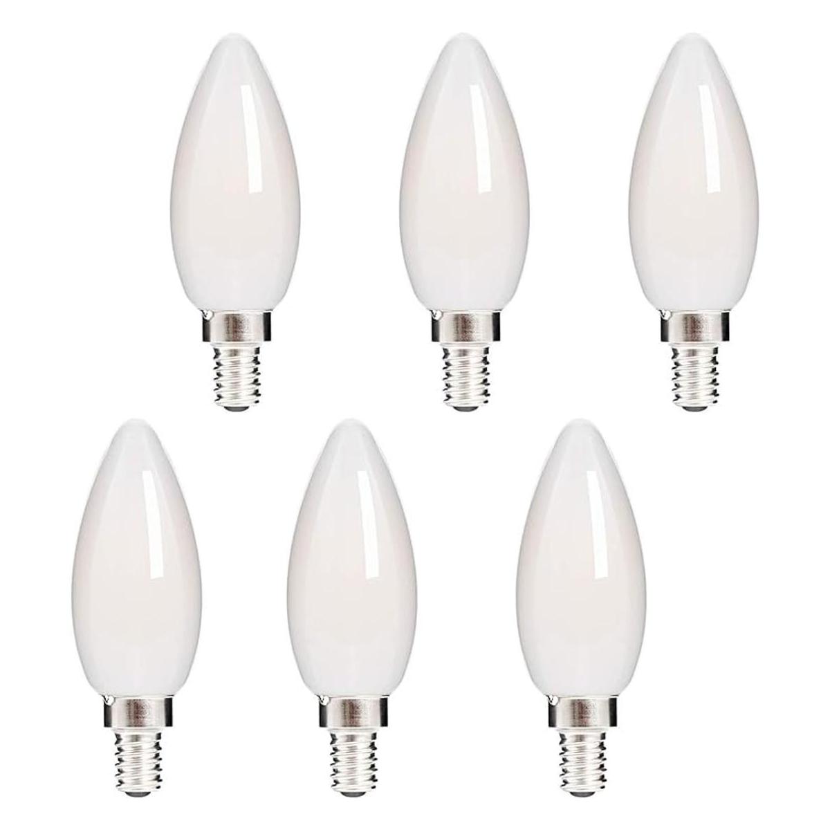 HOLA Bombilla LED de candelabro equivalente a 40 W