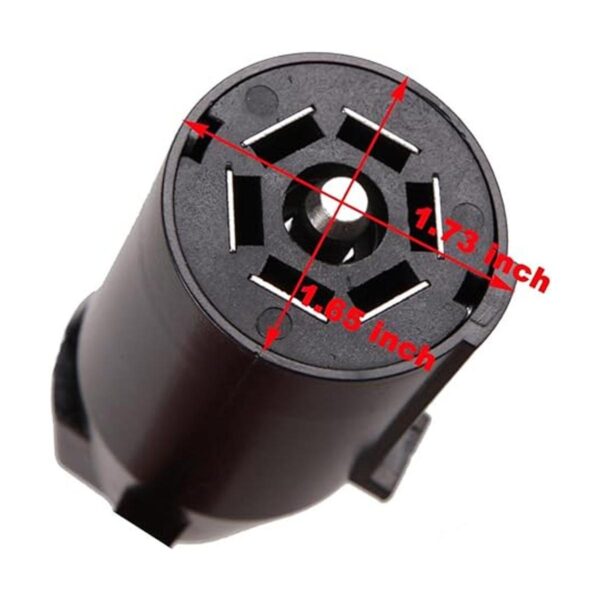 NEW SUN Conector de remolque redondo de 7 vías para