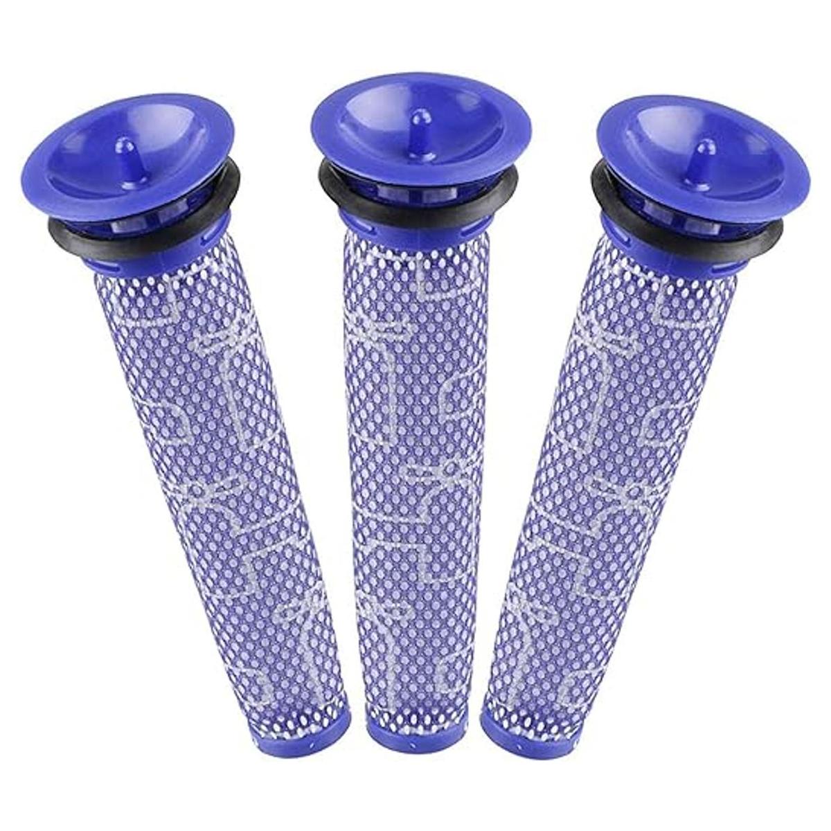 Paquete de 3 filtros premotores lavables para aspiradoras