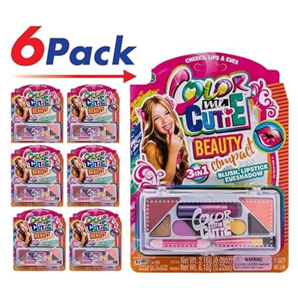 JARU Maquillaje de colores de juguete para niñas en_6