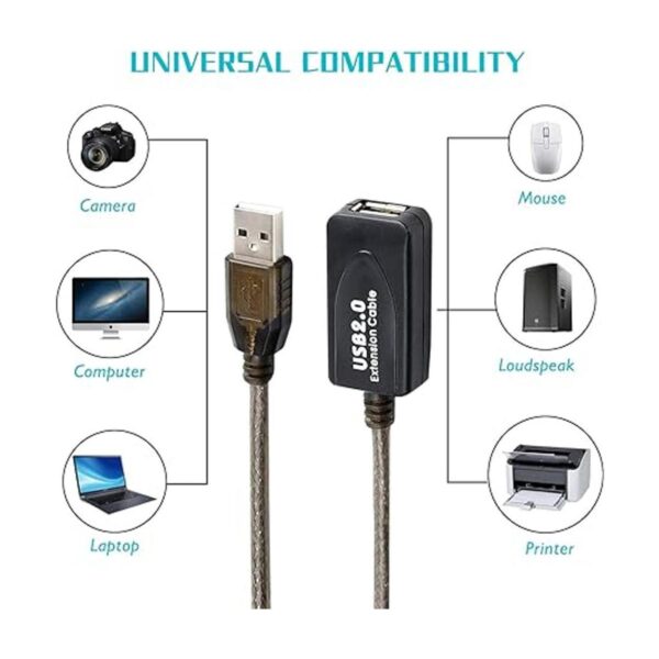 Cable de extensión USB 2.0 tipo A macho a hembra de alta_3