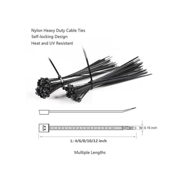 NewMainOne Bridas para cables 500 paquetes de bridas de
