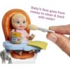 Barbie Juguetes juego de silla alta y cuna con muñeca_3